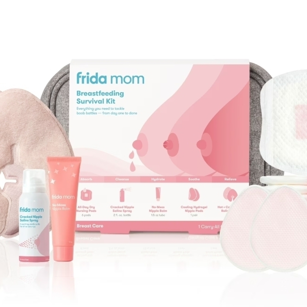 Frida Mom Breastfeeding Essentials Kit - Pink